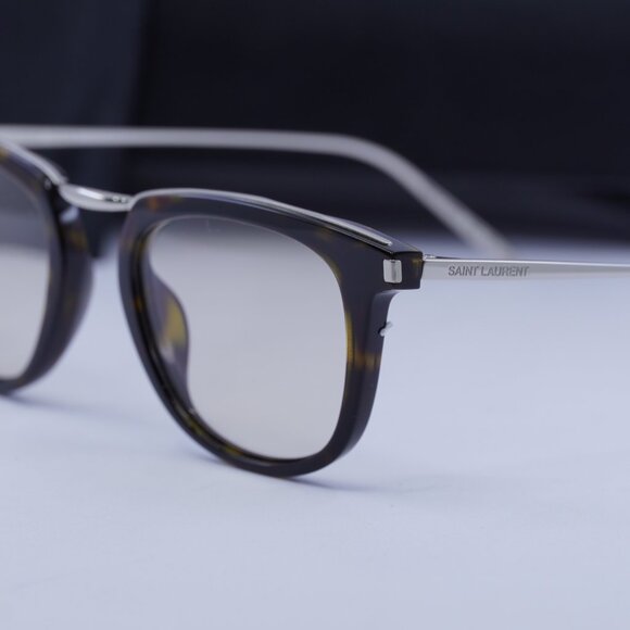 Final Price! Saint Laurent SL753 004 Havana/Silver/Yellow Sunglasses main image 10